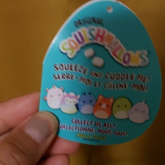 𝅺squishmallows 2021 Tie Dye Jellyfish Janet 8 inch new with tags - Picture 5 of 5